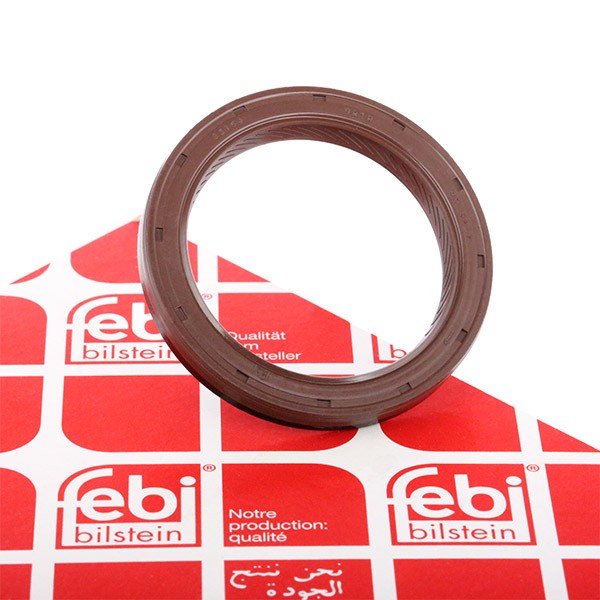 FEBI BILSTEIN 32154 Crankshaft seal frontal sided, FKM (fluorocarbon rubber)