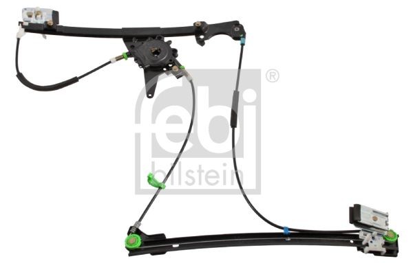 Window regulator repair kit FEBI BILSTEIN Right Front, Operating Mode: Electric, without electric motor - 15378