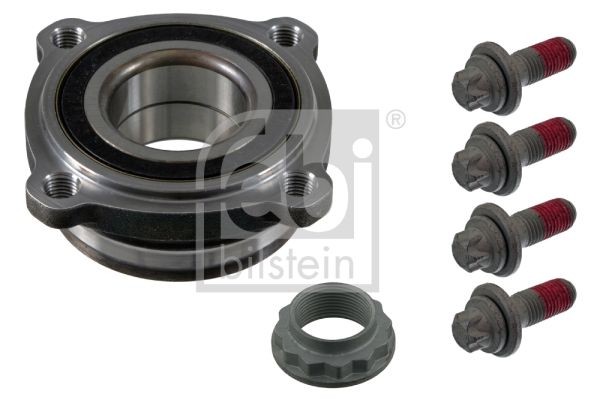 FEBI BILSTEIN Rear Axle Left, Rear Axle Right, with axle nut, with screw set, with integrated magnetic sensor ring, with ABS sensor ring, 80 mm, Double Row Inner Diameter: 45mm Wheel hub bearing 38258 buy