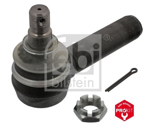 FEBI BILSTEIN Cone Size 26 mm, Front Axle, with crown nut Cone Size: 26mm Tie rod end 43445 buy