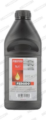 Original HONDA Mofa Öle & Flüssigkeiten Ersatzteile: Bremsflüssigkeit FERODO DOT 4 FBX100