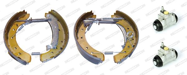 Opel DIPLOMAT Drum brakes set 7557340 FERODO FMK261 online buy