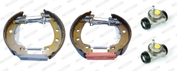 Opel ASTRA Drum brake kit 7557345 FERODO FMK266 online buy