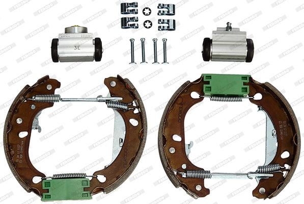 Mazda 121 Drum brakes set 7557382 FERODO FMK427 online buy