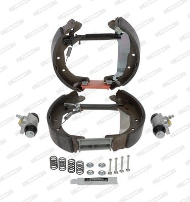 Original FERODO FSB545 Brake shoes and drums FMK432 for OPEL VECTRA