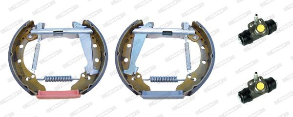 Volkswagen PASSAT Brake set, drum brakes 7557394 FERODO FMK440 online buy