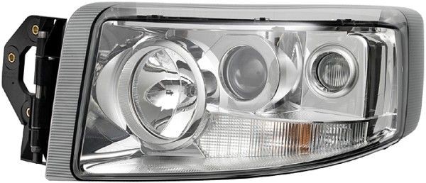E1 1877 HELLA Left, PY21W, W5W, H7/H1/H3, Halogen, 24V, with front fog light, with indicator, with high beam, with low beam, with position light, for left-hand traffic, with bulbs Left-hand/Right-hand Traffic: for left-hand traffic, Vehicle Equipment: for vehicles without headlight levelling Front lights 1LL 011 899-391 buy