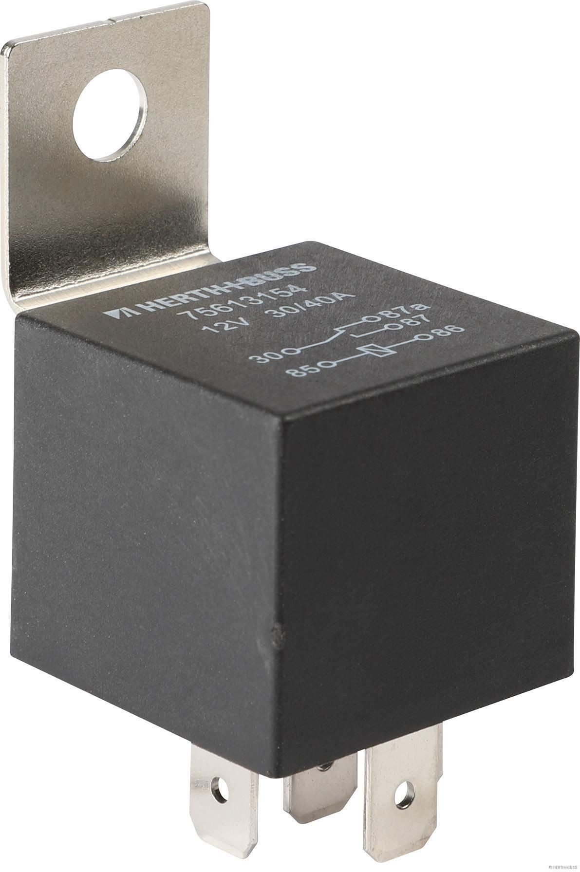 HERTH+BUSS ELPARTS 75613154 Relay, main current 12V, 5-pin connector