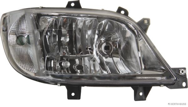 HERTH+BUSS ELPARTS 80658643 Headlight Right, H7, W5W, PY21W, H3, without front fog light, without motor for headlamp levelling