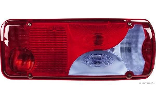 HERTH+BUSS ELPARTS 83840688 Rear light Right, red, blue, Side Connector, with back-up alarm