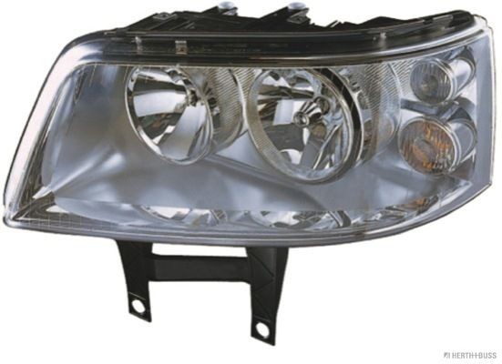 80658740 HERTH+BUSS ELPARTS Headlight VW Left, H7, PY21W, W5W, H1, with motor for headlamp levelling