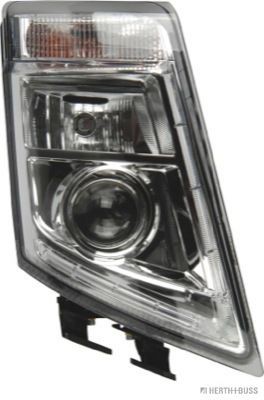 HERTH+BUSS ELPARTS Right, H7/H7, PY21W, chrome, with daytime running light (LED), without motor for headlamp levelling Vehicle Equipment: for vehicles without headlight levelling Front lights 81658173 buy
