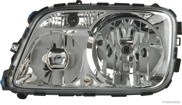 81658225 HERTH+BUSS ELPARTS Headlight MERCEDES-BENZ Right, H7, PY21W, W5W, H1, yellow, for right-hand traffic, with motor for headlamp levelling, without frame