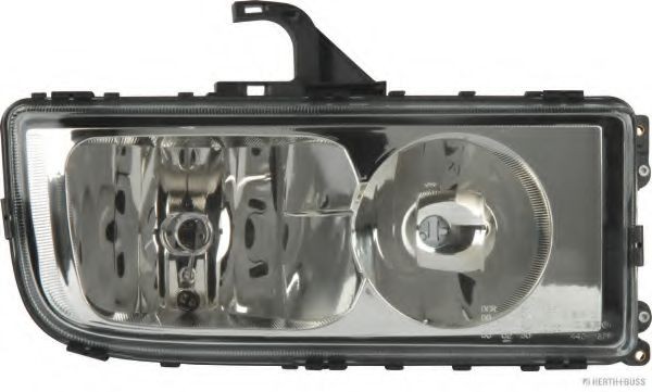 81658229 HERTH+BUSS ELPARTS Headlight MERCEDES-BENZ Right, H7, W5W, H1, with motor for headlamp levelling