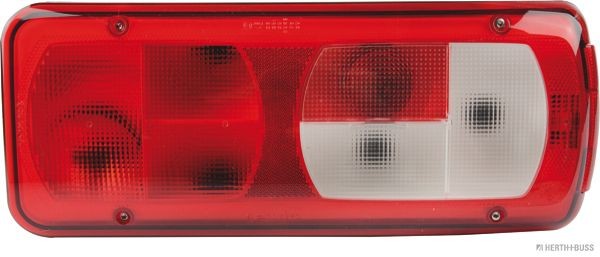 LC8 HERTH+BUSS ELPARTS rechts, Rot, weiß, Anschluss hinten Lichtscheibenfarbe: Rot, weiß Rückleuchte 83840720 kaufen