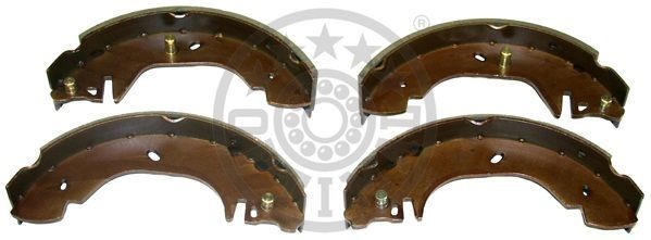 Drum brake shoe support pads OPTIMAL Rear Axle, Ø: 254 x 50 mm - BB-3051