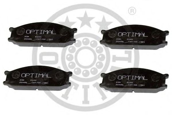 OPTIMAL 9273 Brake pad set MB150804