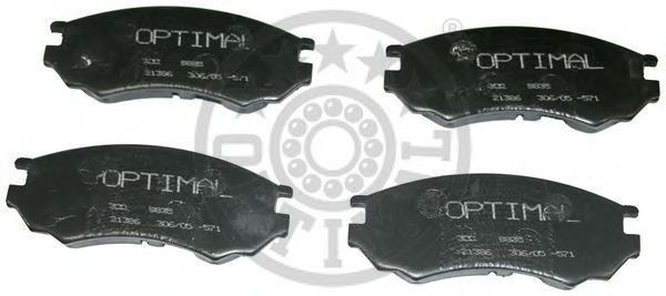 OPTIMAL 9835 Brake pad set 41060-54C86