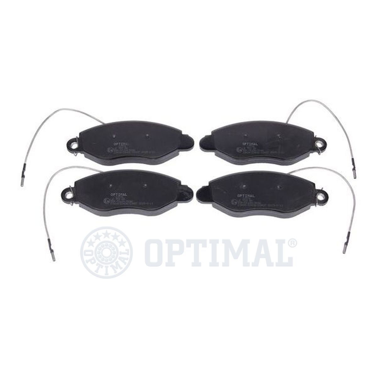 23022 OPTIMAL Front Axle, prepared for wear indicator Height: 64,4mm, Width: 134,5mm, Thickness: 20,9mm Brake pads 10324 buy