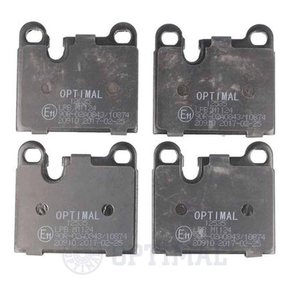 OPTIMAL 12535 Brake pad set 91135290300