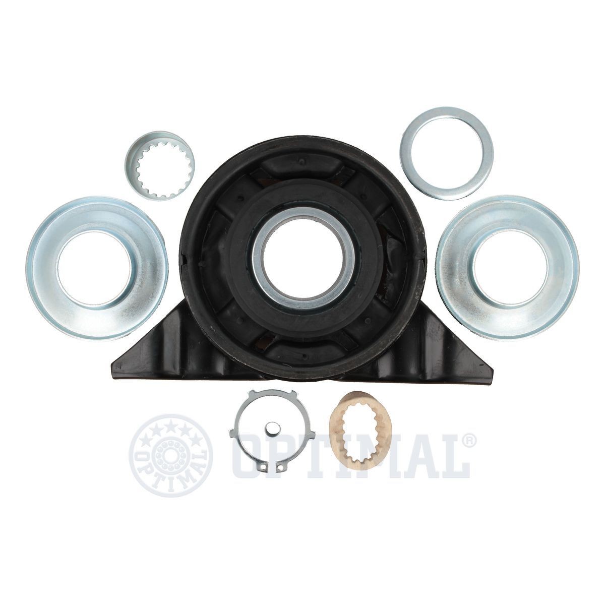 OPTIMAL F8-5014 Propshaft bearing Centre, with attachment material, with seal, with ball bearing