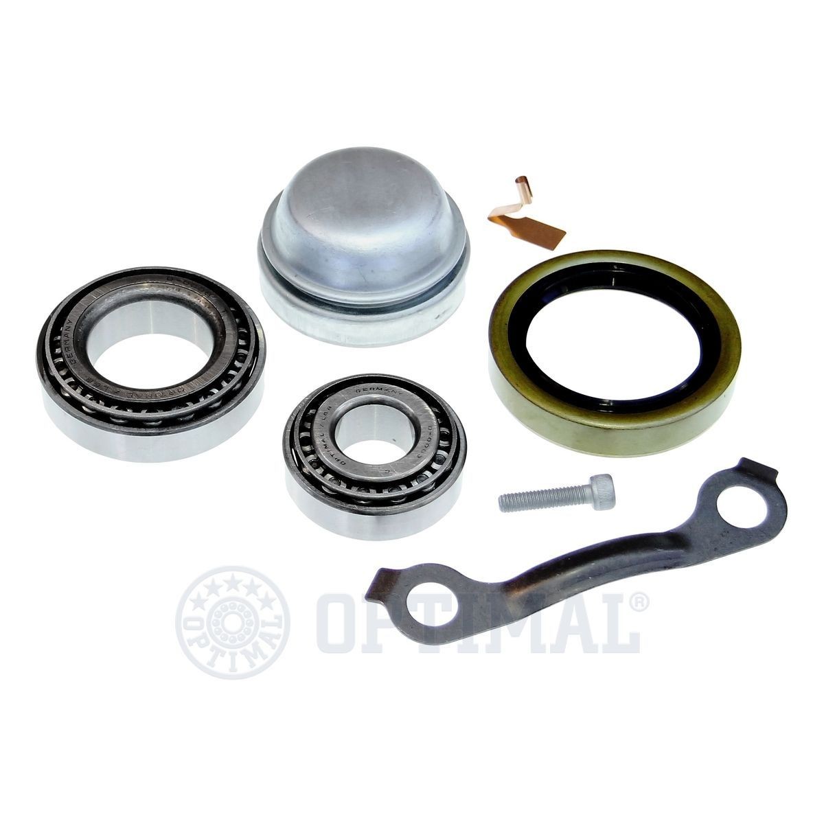 OPTIMAL 401028L Wheel bearing kit with fastening material, 50 mm