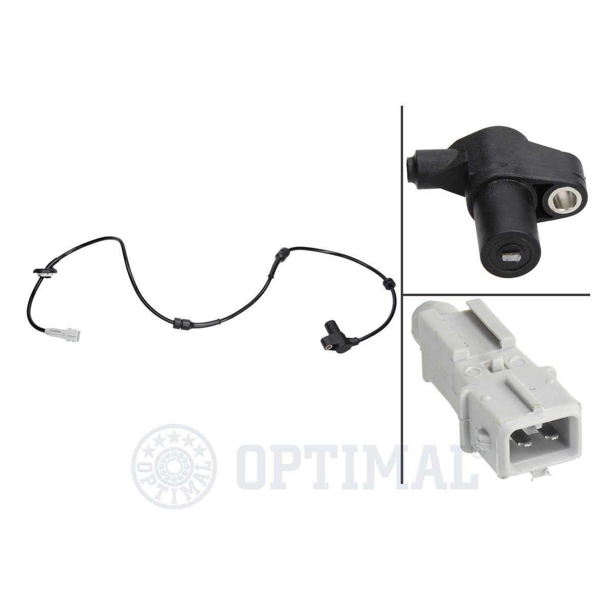 OPTIMAL 06-S114 ABS sensor Passive sensor, 1030mm