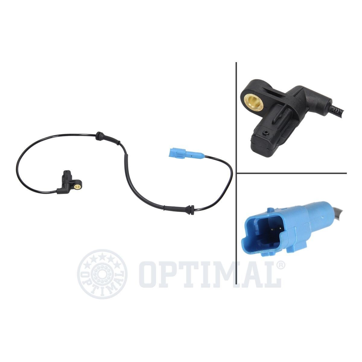 OPTIMAL 06-S116 ABS sensor Passive sensor, 770mm, 815mm