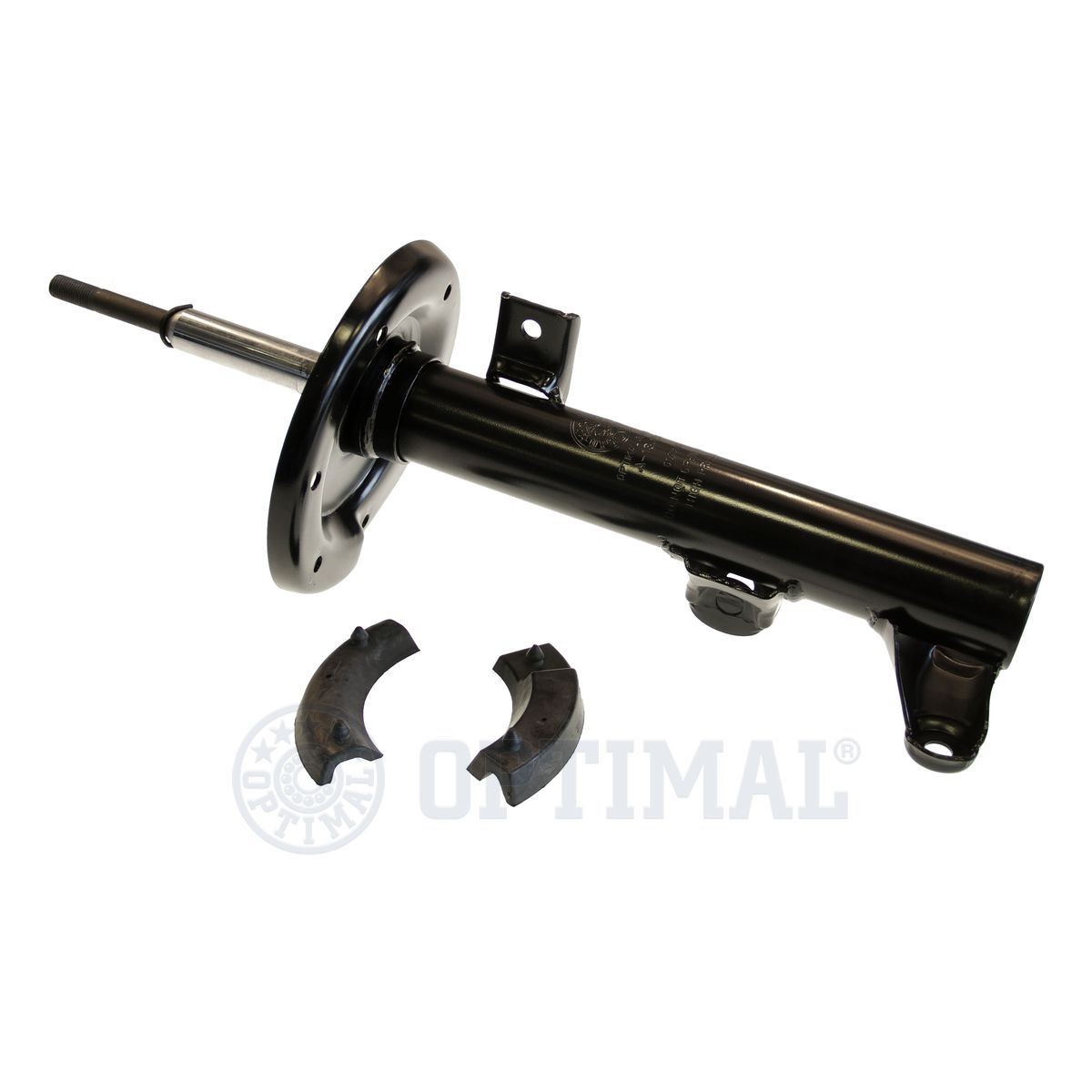 OPTIMAL A-1305G Shock absorber Front Axle, Gas Pressure, Twin-Tube, Suspension Strut, Top pin, Bottom Clamp, M14x1,5