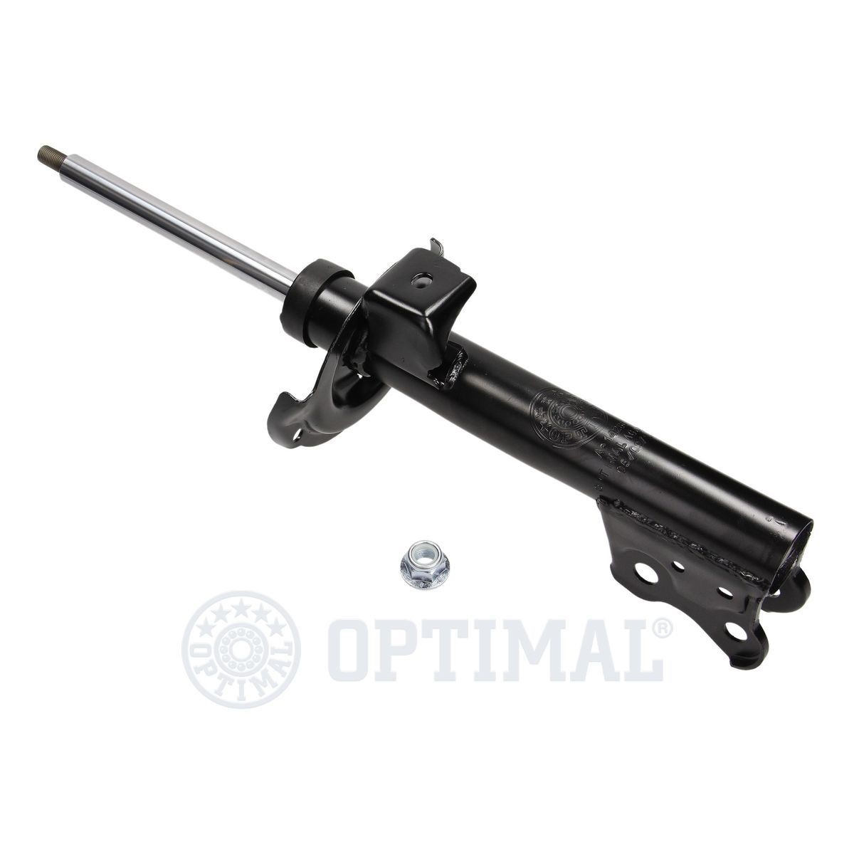 OPTIMAL A-1740G Shock absorber Right, Left, Rear Axle, Gas Pressure, Twin-Tube, Spring-bearing Damper, Bottom Fork, Top pin, M10x1,25