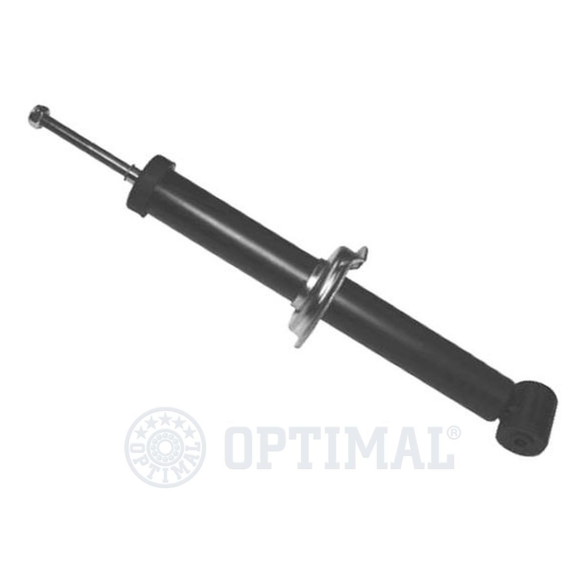 OPTIMAL A-1786H Shock absorber Rear Axle, Oil Pressure, Twin-Tube, Spring-bearing Damper, Bottom eye, Top pin, M10x1