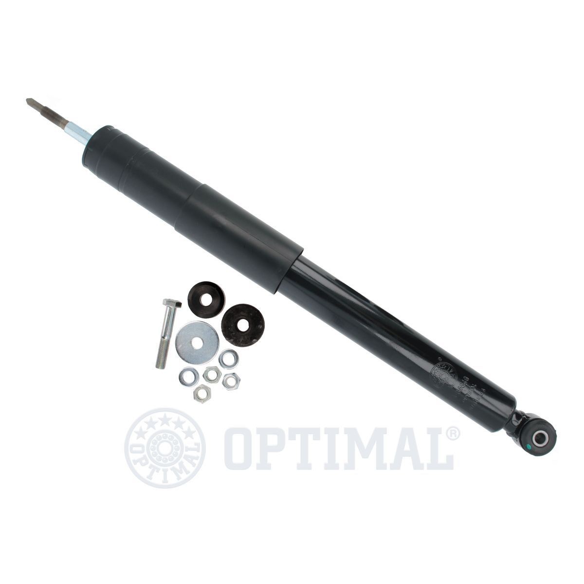 OPTIMAL A-3684G Shock absorber Front Axle, Gas Pressure, Telescopic Shock Absorber, Bottom eye, Top pin, M10x1