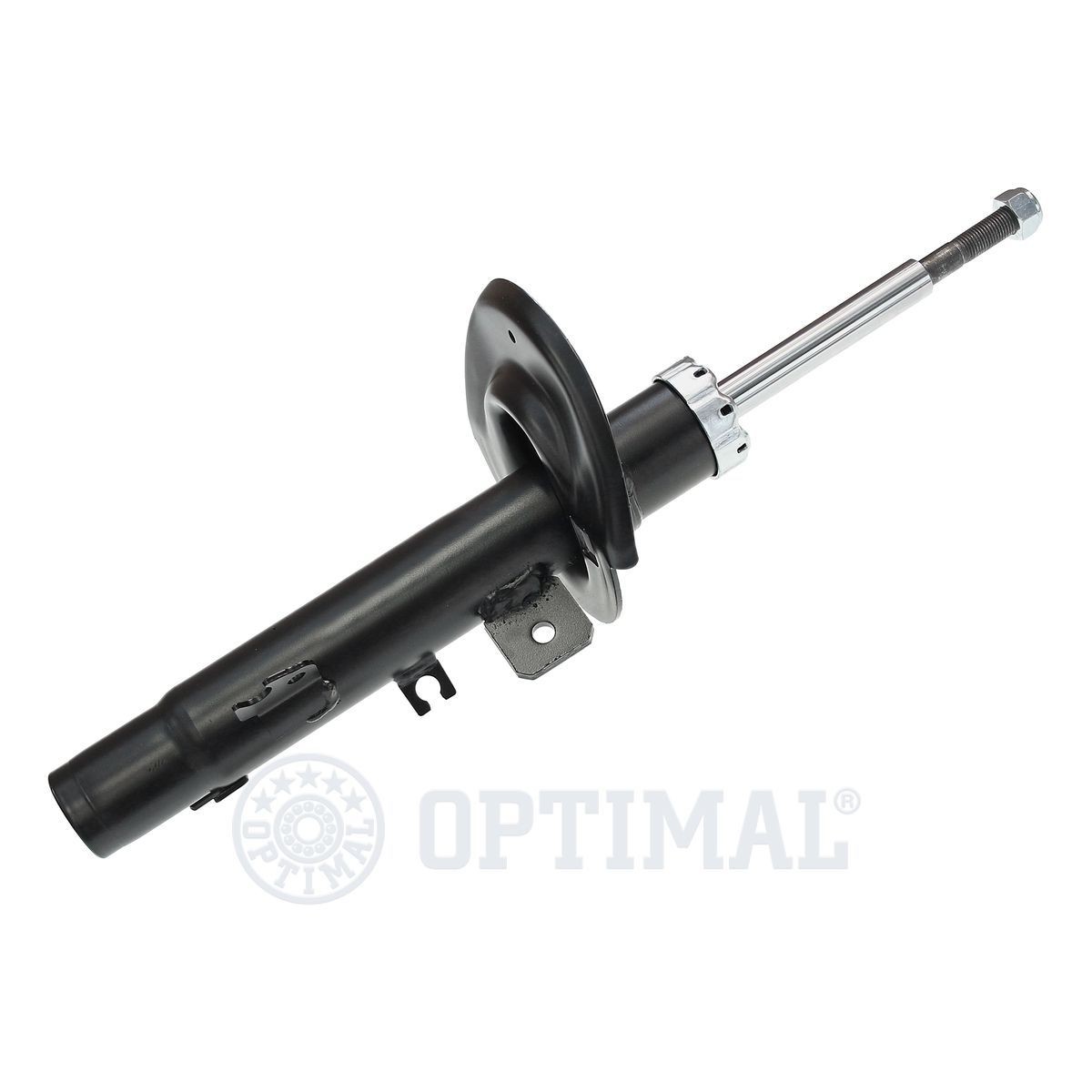 OPTIMAL A-3764GL Shock absorber Front Axle Left, Gas Pressure, Twin-Tube, Suspension Strut, Top pin, Bottom Clamp, M14x1,5