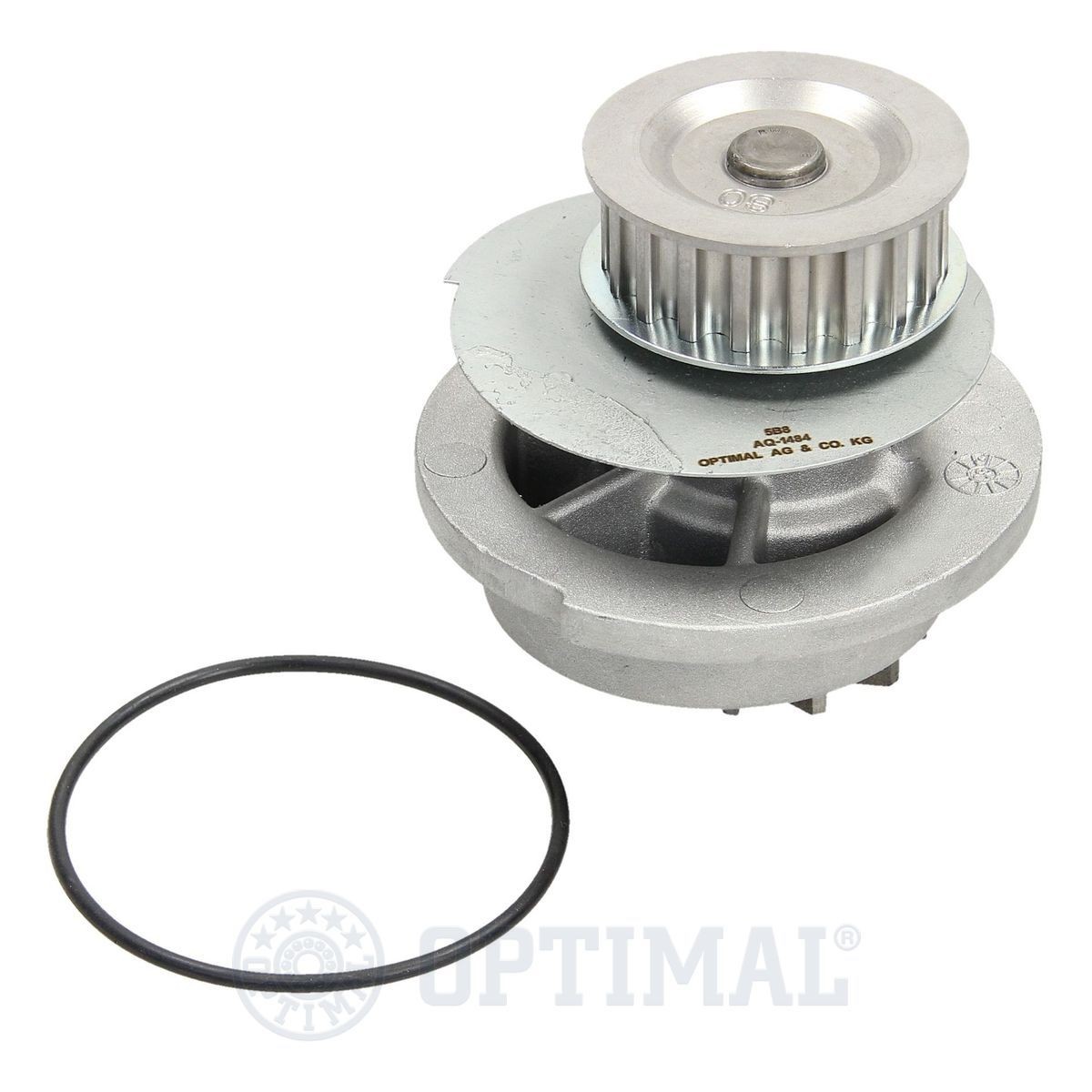 OPTIMAL Number of Teeth: 19, with belt pulley, with seal, Belt Pulley Ø: 56,2 mm Water pumps AQ-1484 buy