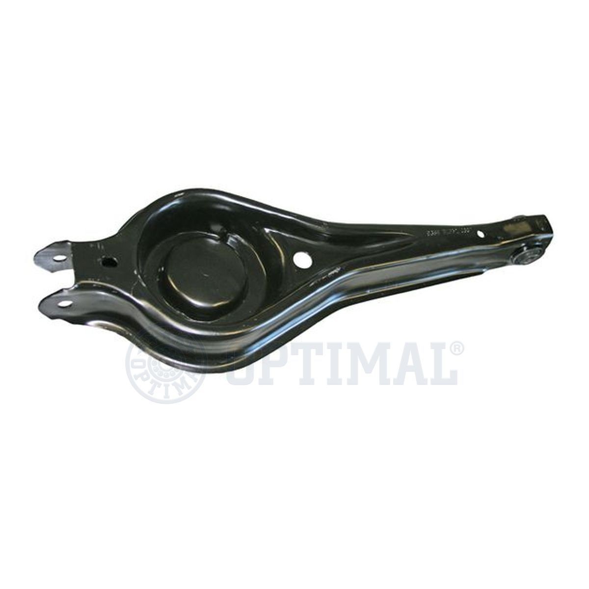 OPTIMAL G5-762 Suspension arm with rubber mount, Rear Axle, Lower, both sides, Trailing Arm, Sheet Steel