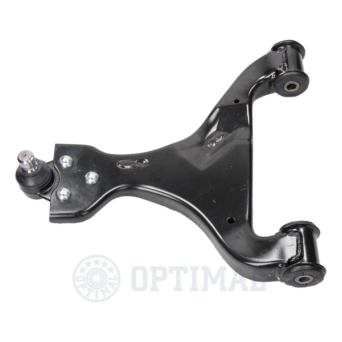 OPTIMAL G6-1074 Suspension arm with ball joint, with rubber mount, Lower, Front Axle, Left, Control Arm, Sheet Steel