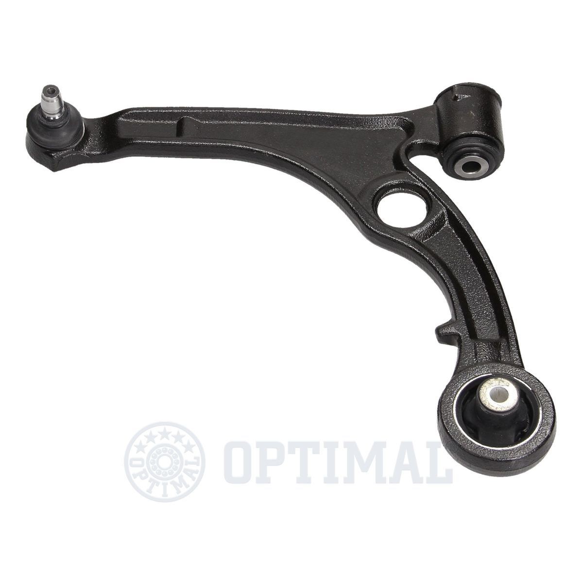 OPTIMAL with ball joint, with rubber mount, Lower, Front Axle, Left, Control Arm, Cast Steel Control arm G6-1149 buy