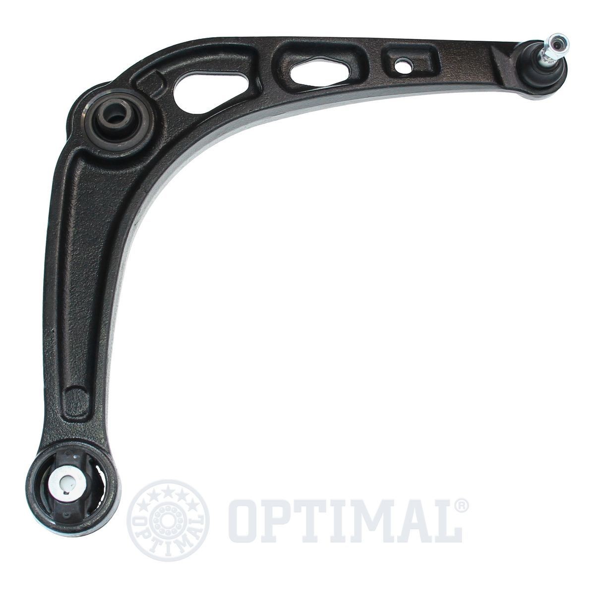 G3-658 OPTIMAL with ball joint, with rubber mount, Right, Lower, Front Axle, Control Arm, Cast Steel, Cone Size: 15,8 mm Cone Size: 15,8mm Control arm G6-949 buy