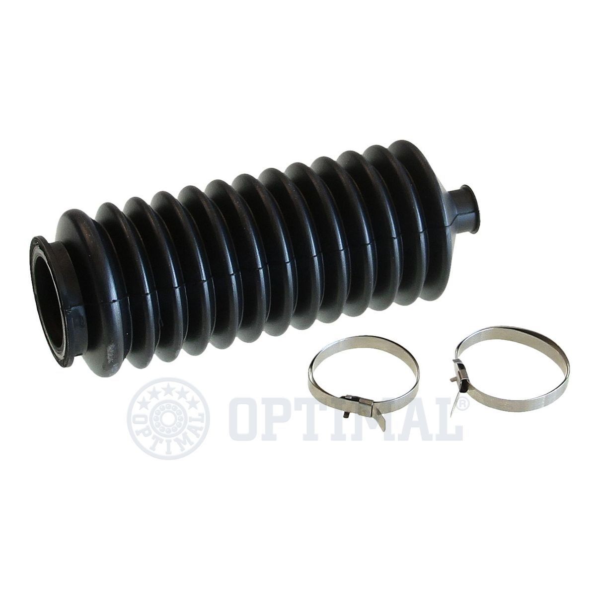 OPTIMAL Rubber, Front Axle, with clamps Ø: 10, 30 mm, 158 mm Total Length: 158mm, Inner Diameter 2: 10, 30mm Bellow, steering LM-10001S buy