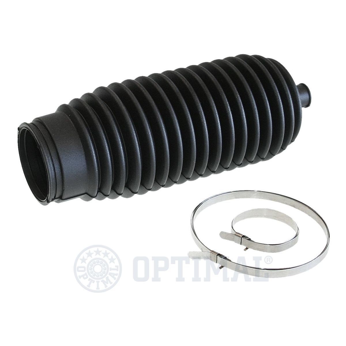 OPTIMAL Rubber, Front Axle Right, with clamps Ø: 11, 42 mm, 180 mm Total Length: 180mm, Inner Diameter 2: 11, 42mm Bellow, steering LM-10075S buy