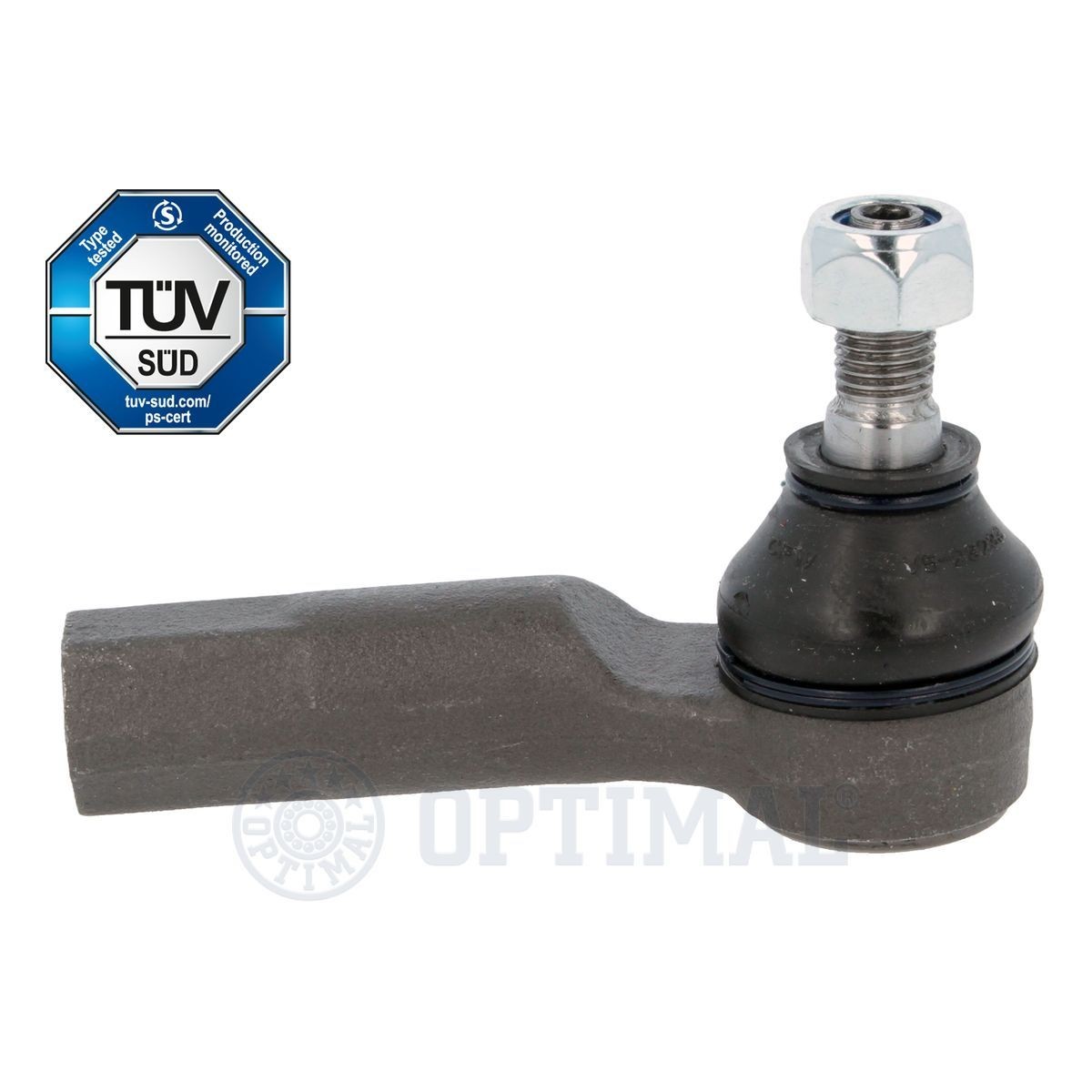 OPTIMAL G1-1231 Track rod end Cone Size 13,3 mm, M12 x 1,50 RHT M mm, Front Axle Left, outer, with self-locking nut