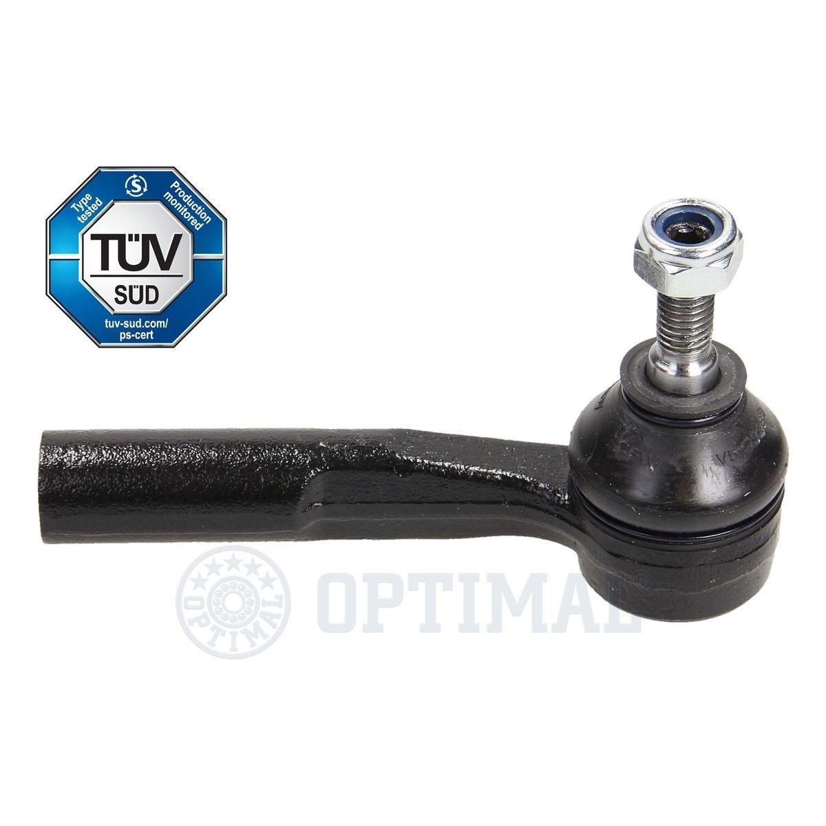 OPTIMAL G1-1270 Track rod end Cone Size 11,8 mm, M10 x 1,50 RHT M mm, Front Axle Right, outer, with self-locking nut