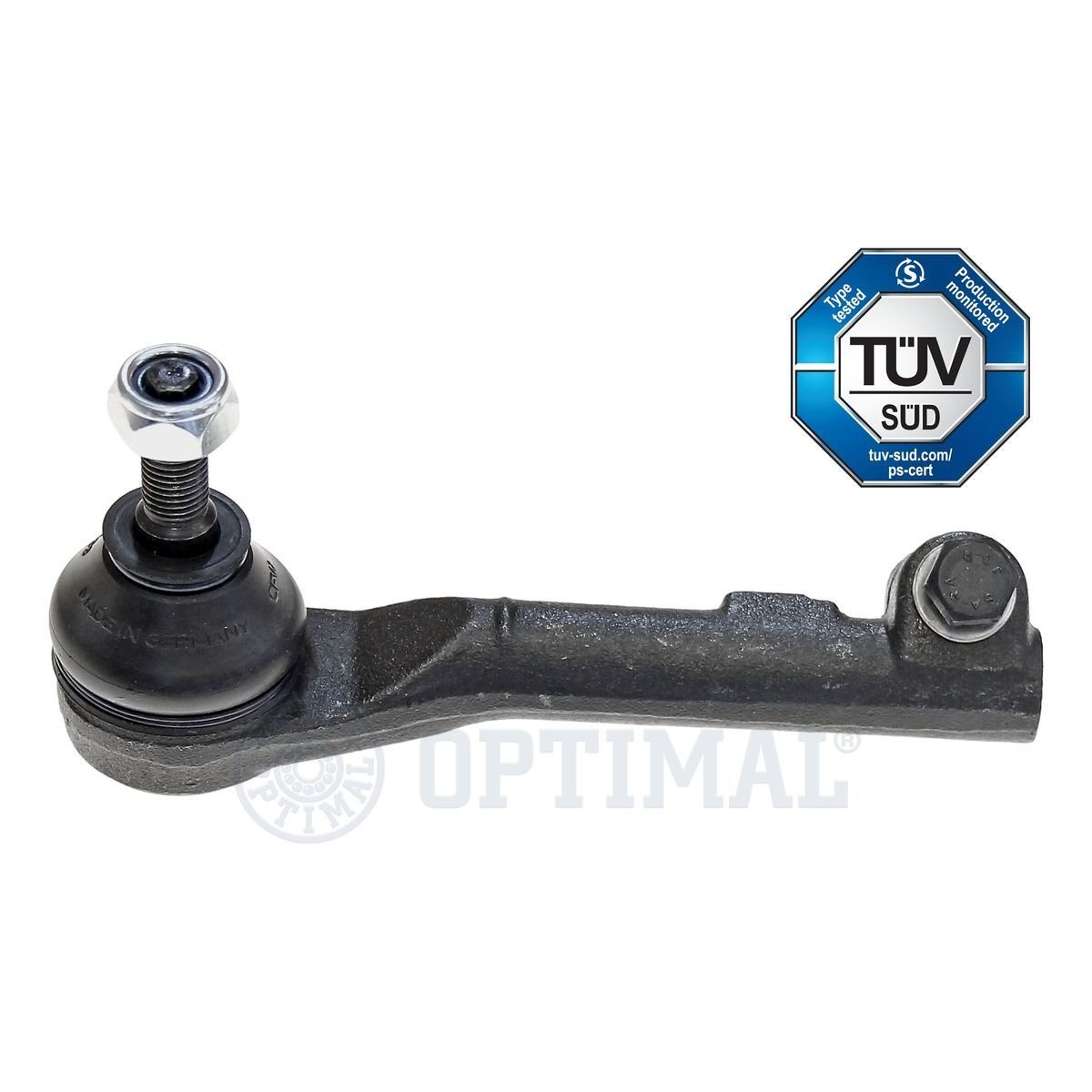 OPTIMAL Cone Size 11,8 mm, Front Axle Left, outer Cone Size: 11,8mm, Thread Type: with right-hand thread Tie rod end G1-796 buy