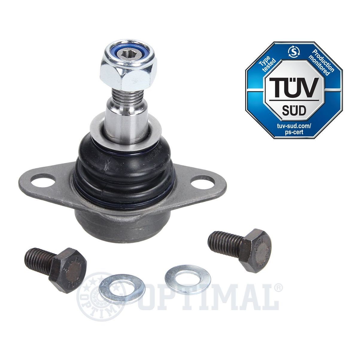 OPTIMAL G3-950 Ball Joint Front Axle Left, Front Axle Right, without accessories, 17,7mm, M14 x 1,50 RHT Mmm, for control arm