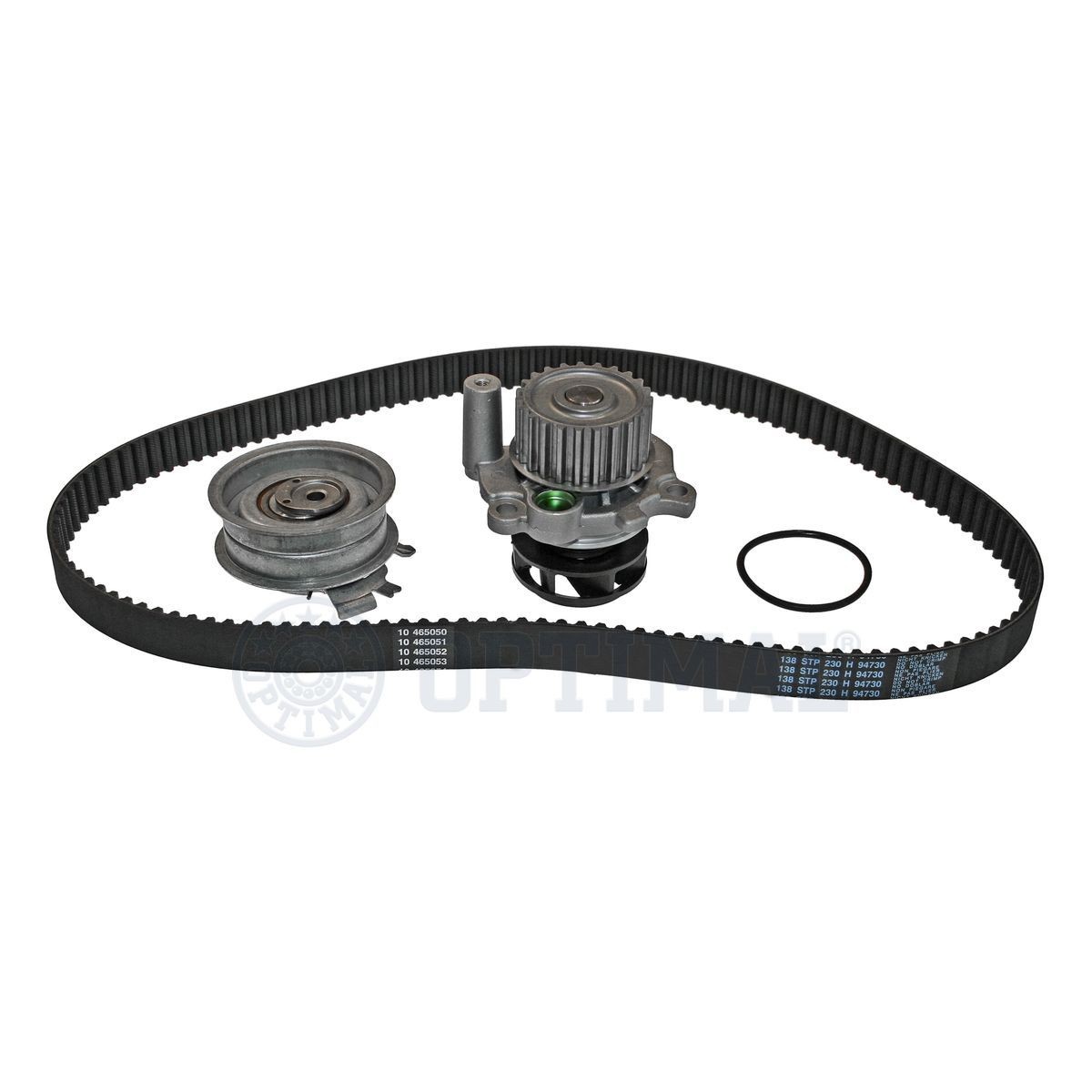 OPTIMAL SK-1109AQ2 Water pump and timing belt kit with water pump, Number of Teeth: 138, Width: 23 mm