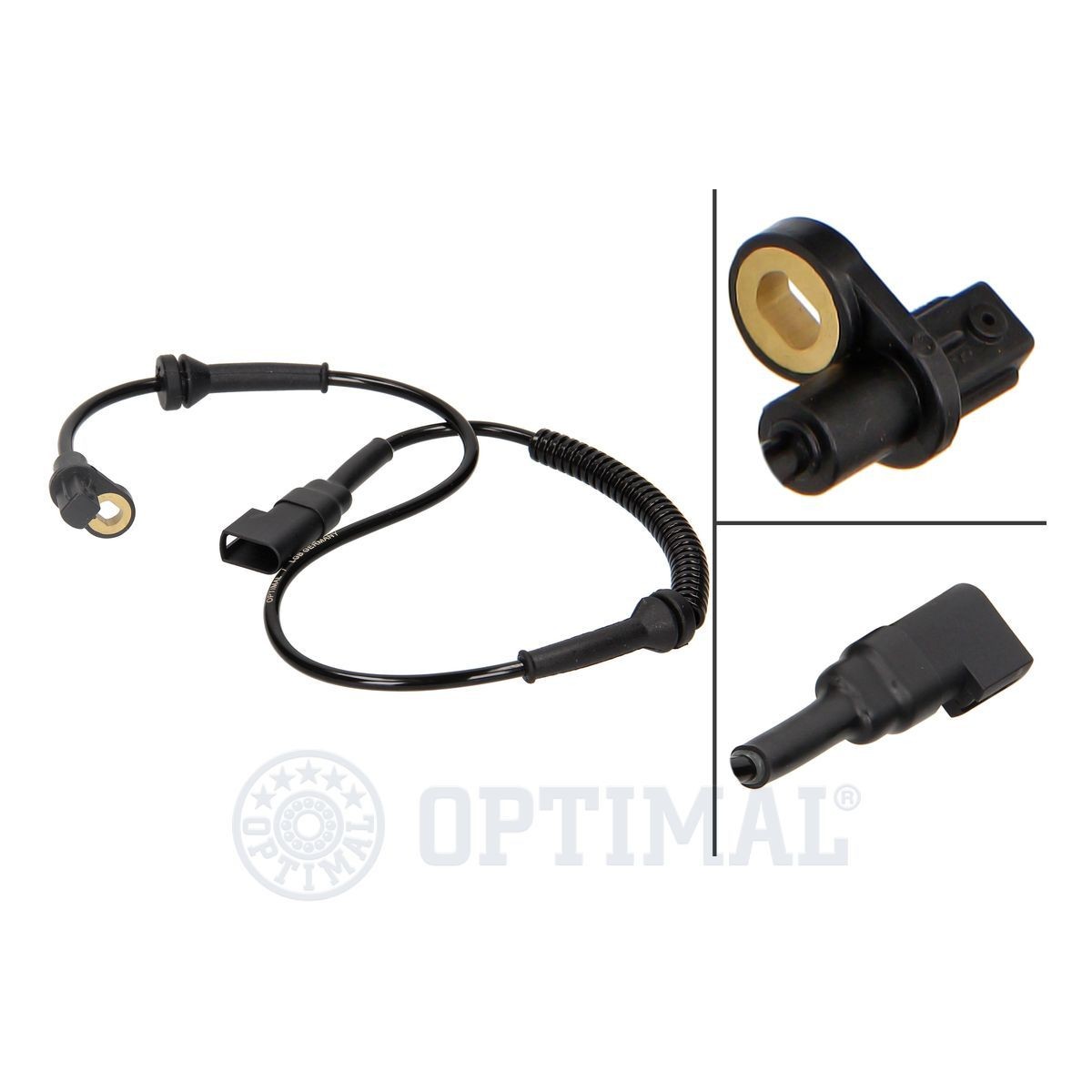 OPTIMAL 06-S336 ABS sensor Active sensor, 625mm, 640mm