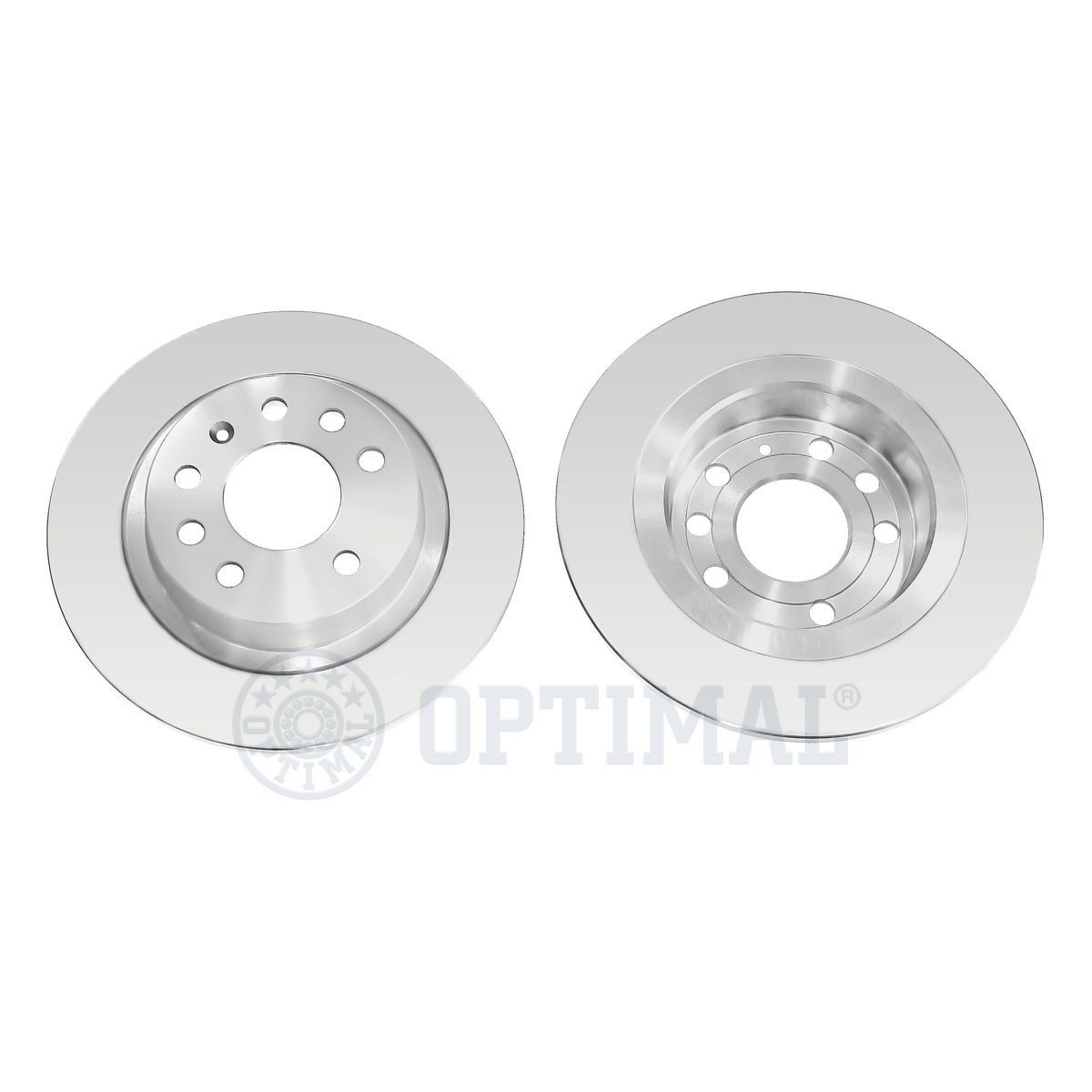 Opel ASTRA Brake disc set 7583012 OPTIMAL BS-8614C online buy