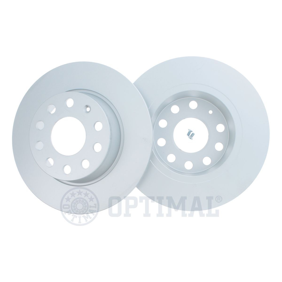 Volkswagen TOURAN Brake disc set 7583021 OPTIMAL BS-8784C online buy