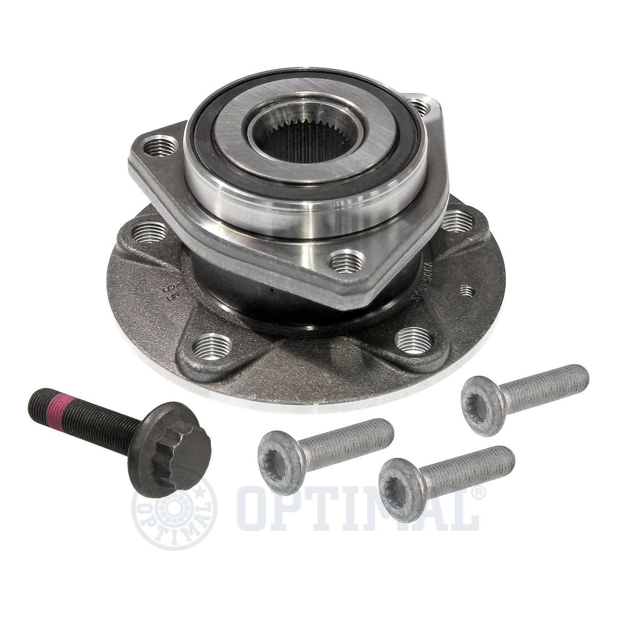 OPTIMAL 101201 Wheel bearing kit Right, 80 mm