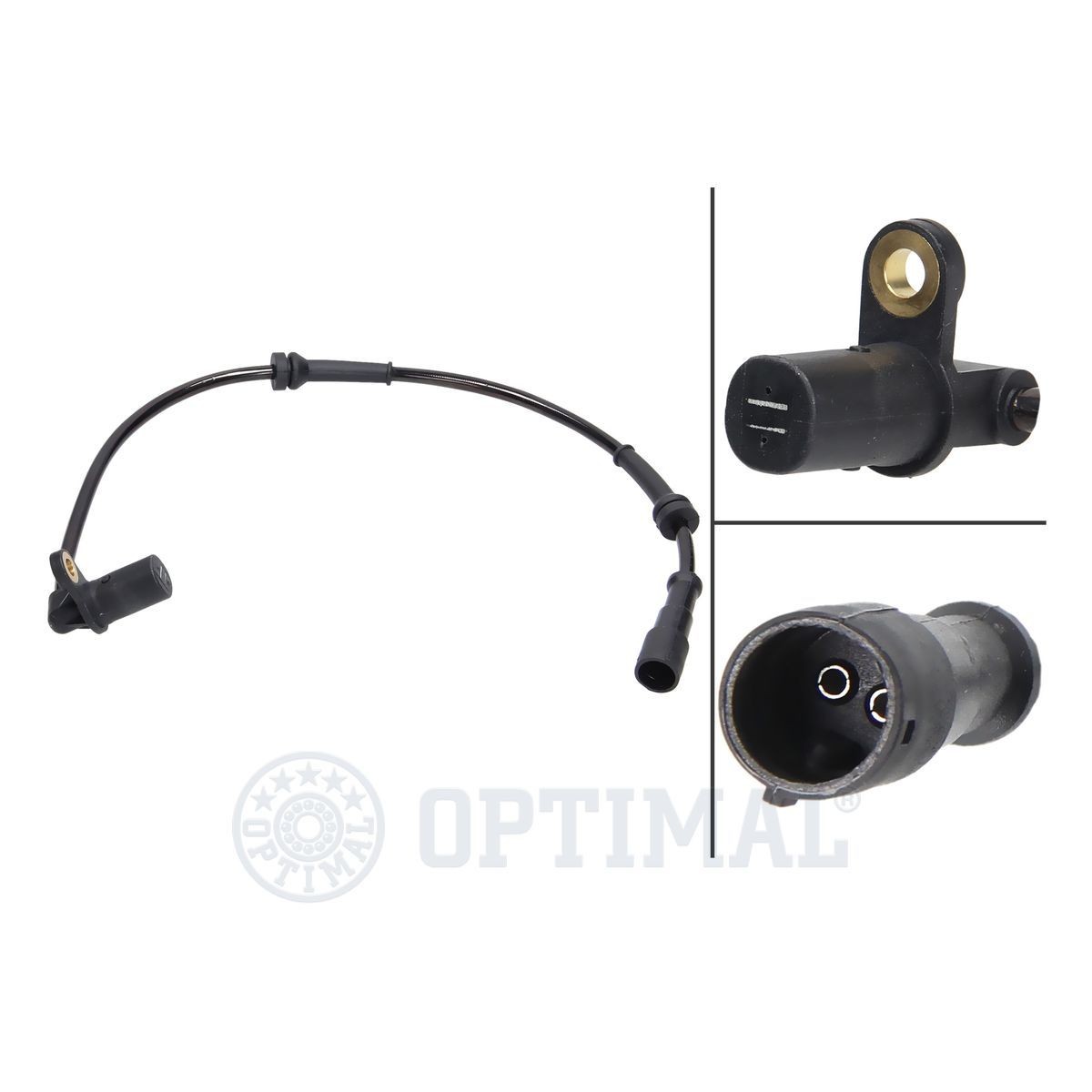 OPTIMAL Rear Axle Left, Passive sensor, 424mm Sensor, wheel speed 06-S396 buy